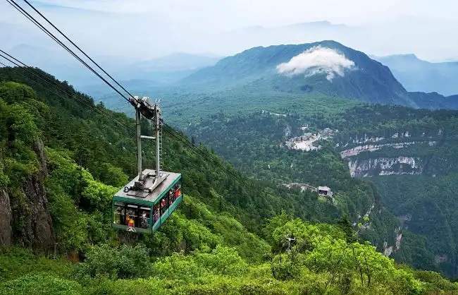 Cable Cars in Emei Mount
