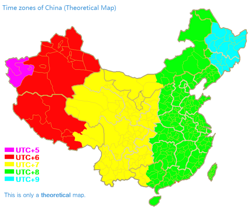 china time zone