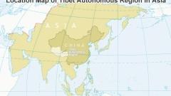 Tibet Map Asia and China: Geography, Borders & Topography