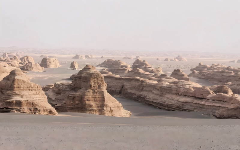 Six Days in Gobi Waterland and Seven-Colored Danxia, Badain Jaran Desert