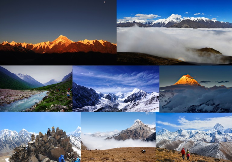 Sichuan Gongga mountain