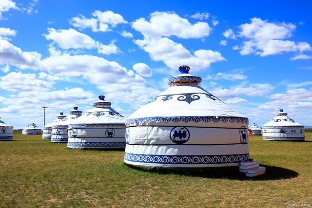Northern Xinjiang characteristic Mongolian yurt