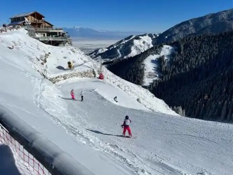Silk Road Ski Resort in Winter