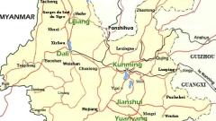 Yunnan Map and Surrounding Cities Travel Guide