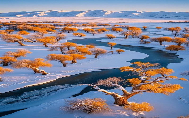 11 Day Tour[Winter Limited] Drunken Beauty Xinjiang Ice and Snow Kanas Fairy Tale New Vision