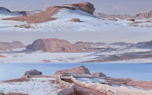 冬天的 克拉玛依 魔鬼城_2_野生一橙🍊_来自小红书网页版