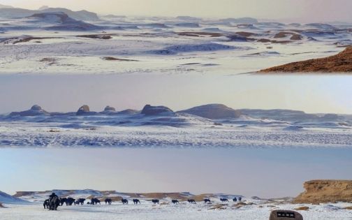 冬天的 克拉玛依 魔鬼城_1_野生一橙🍊_来自小红书网页版