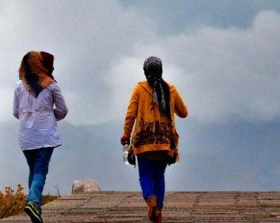 The Uyghur Girl by the Side of Sayram Lake
