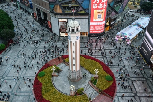 Jiefangbei Pedestrian Street