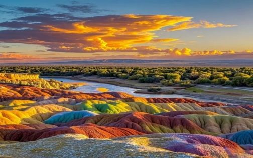 河谷两岸的色彩秘境！五彩滩🥺_1_走着瞧_来自小红书网页版