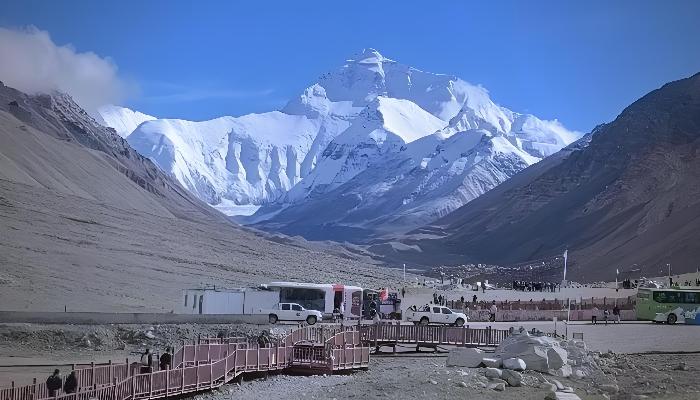 Panoramic view of Everest Base Camp