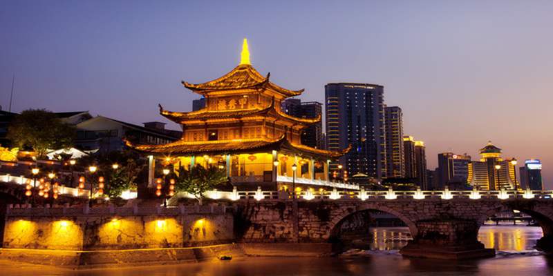 Jiaxiu Tower at Night