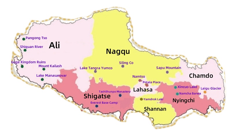 Nagqu Map