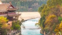 Dujiangyan in Sichuan Province: A Perfect Blend of Ancient Irrigation Wisdom and Natural Scenery