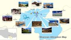 Wandering the Tibetan Source Secret Land: Complete Shannan Travel Map Guide