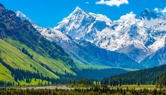 Main Peak Landscape of the Tianshan Mountains