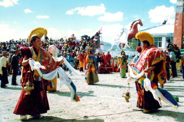 Shoton Festival in Tibet