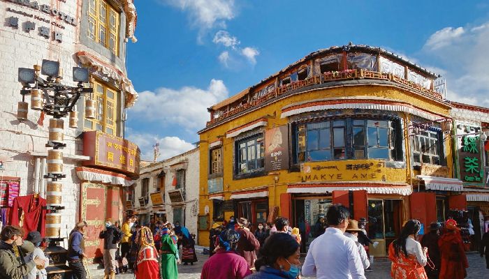 Barkhor Street in Lhasa