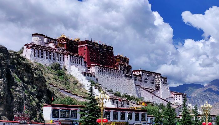 Potala Palace In Tibet