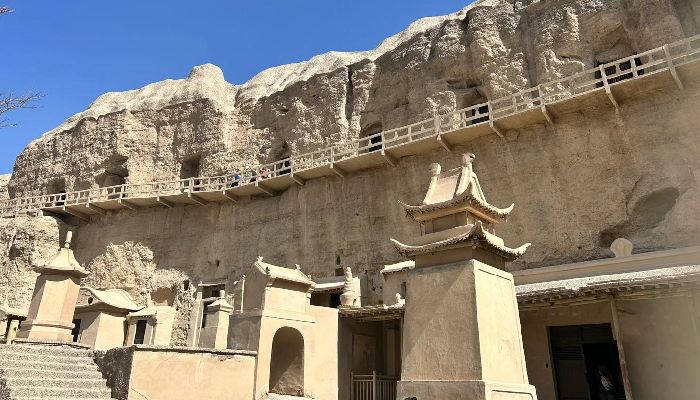 Exterior View of Yulin Caves