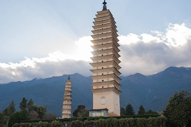 Three Pagodas of Chongsheng Temple in Dali, Yunnan
