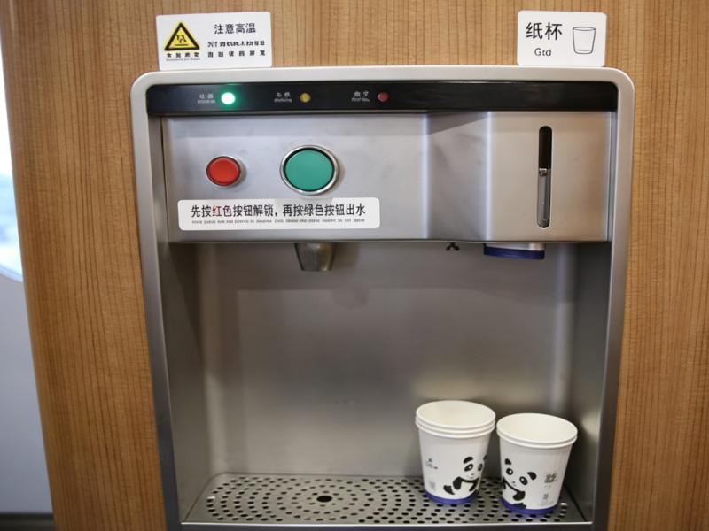 Drinking Water on Tibetan Train