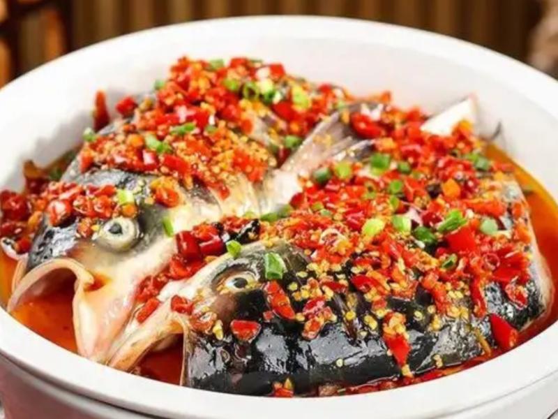 Steamed Fish Head with Chopped Chili