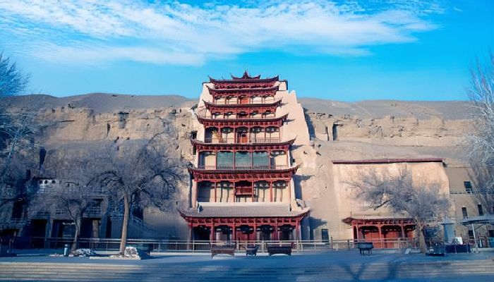 Nine-Story Building of Mogao Grottoes