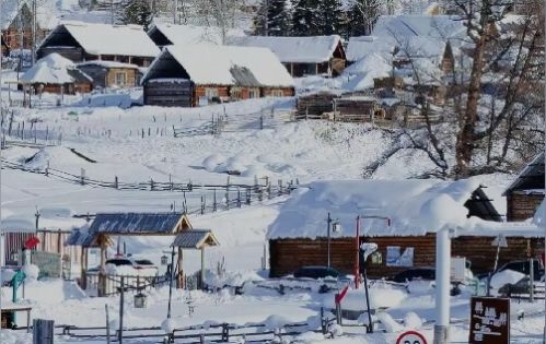 Baihaba Village in winter