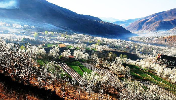 Jinchuan Pear Blossom Tibetan Village