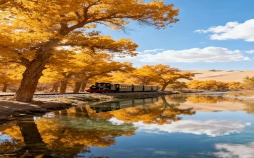 金色童话上线！胡杨林进入最美季节🍂_1_快乐如风，向往如云😃mM m_来自小红书网页版(1)