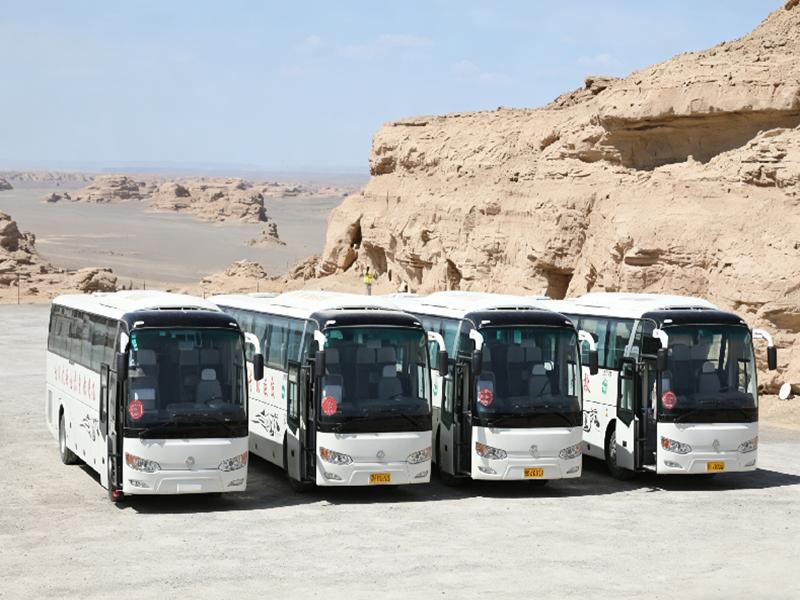 Shuttle Buses in Dunhuang Scenic Area