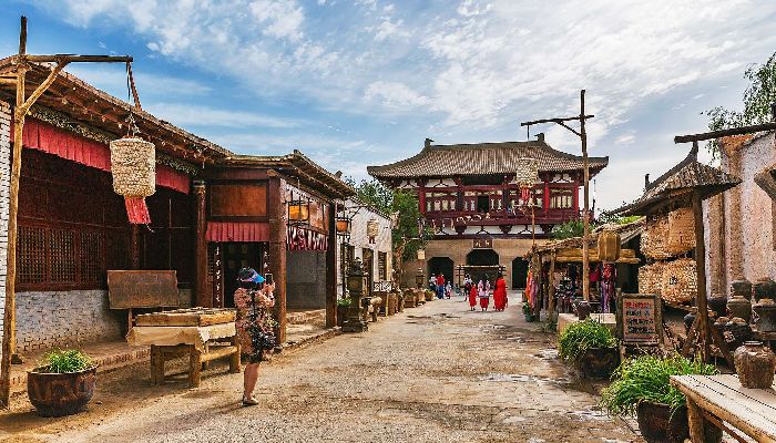 Street View of Dunhuang Ancient City