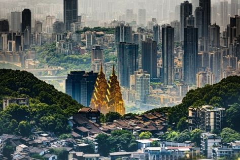 Why Do Chongqing Houses Look Layered on Top of Each Other?