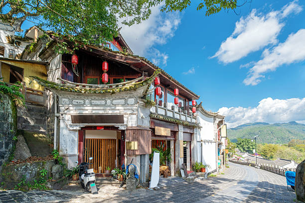 Historical buildings in Heshun Ancient Town, Tengchong, Yunnan, China.