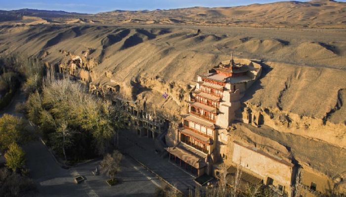 Nine-story Building at Mogao Grottoes