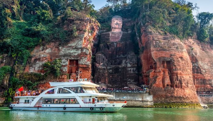 Leshan Giant Buddha Cruise Wuyou Temple Pier