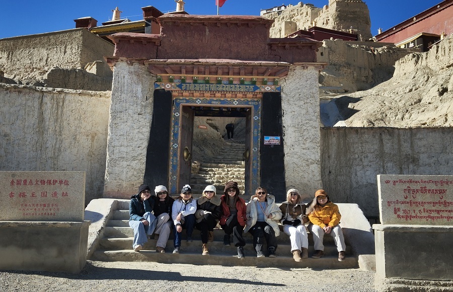 Guge Kingdom Tourists Photos