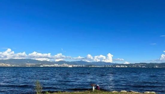 Scenery of Erhai Lake in Dali, Yunnan