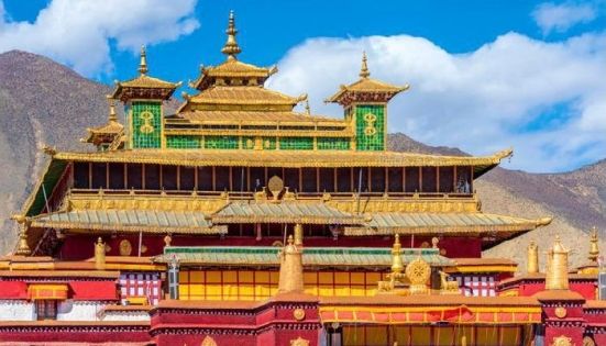 Golden roof of Samye Monastery