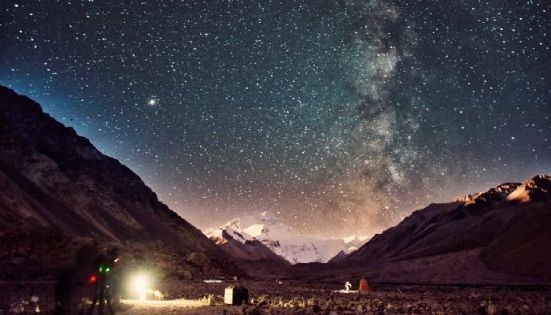 Starry Sky Photography at Mount Everest Base Camp