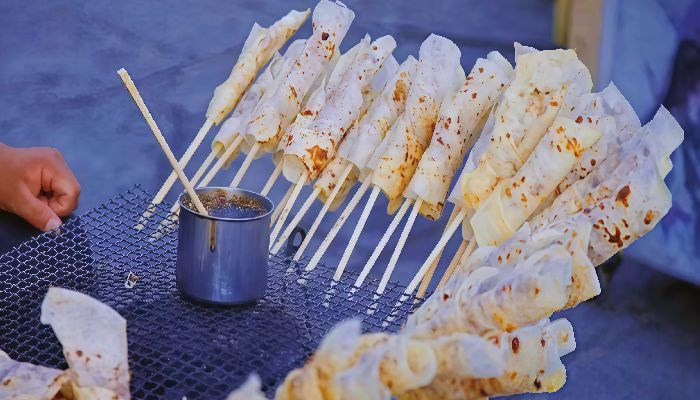 大理古城街头小吃