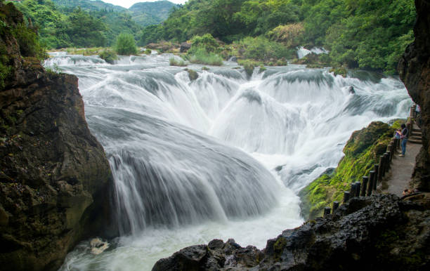 Magnificent huangguoshu waterfall in guizhou province, China