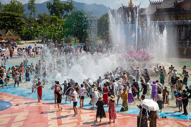 The New Year Water-Splashing Festival, Yunnan, China