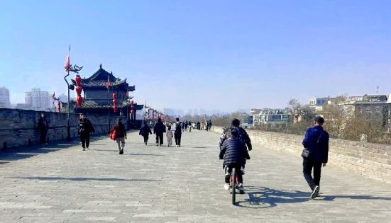 Cycling on the Ancient City Wall