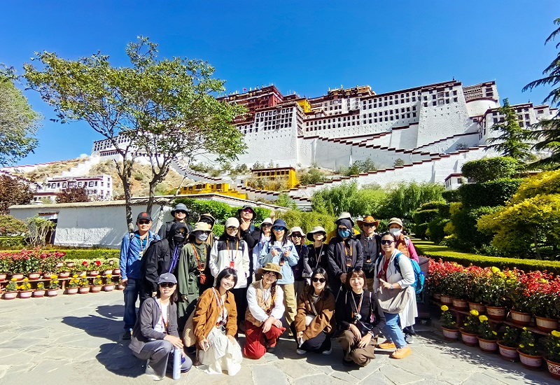Visitors to the Potala Palace