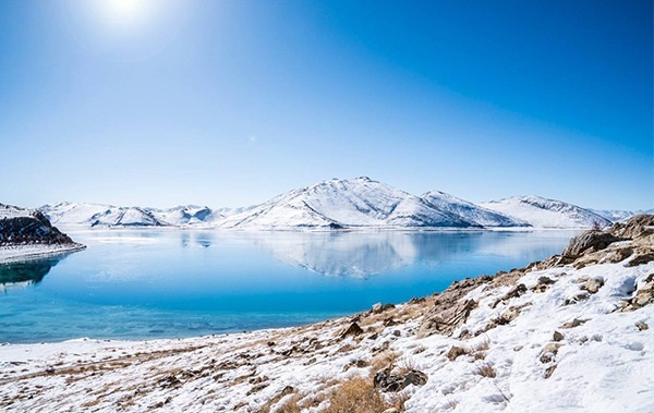 Yamdrok in Winter
